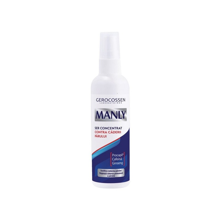 Ser concentrat contra caderii parului Manly 125 ml
