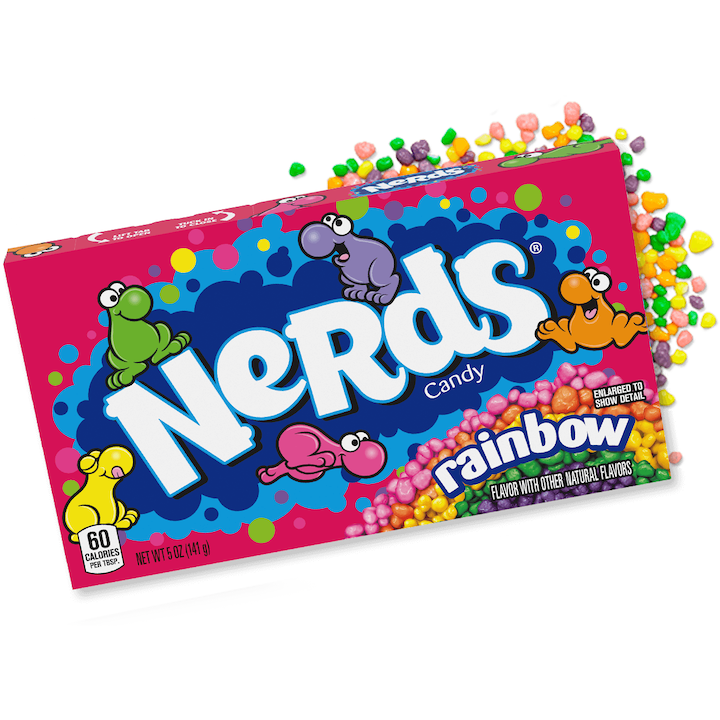 Комплект Бонбони Nerds, Rainbow, 12х141г