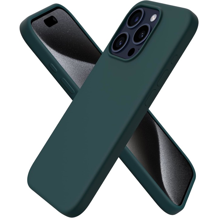 Кейс за iPhone 15 Pro Max tpu горскозелен