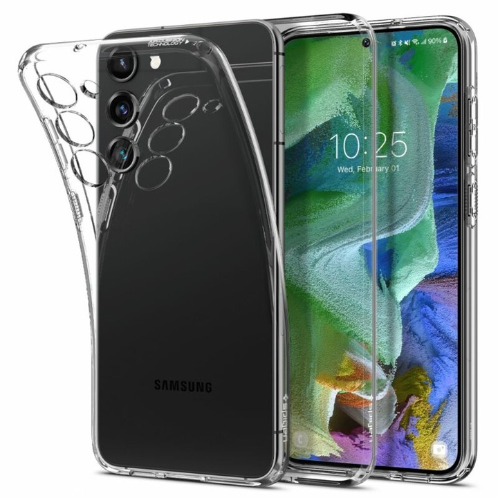 Husa Liquid pentru Samsung Galaxy S23 Plus, transparenta