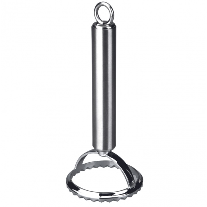 Forma ravioli tészta vágásához, UBX®, rozsdamentes acél, 15x6,5 cm, ezüst