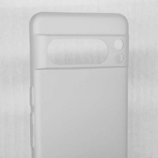 Husa 0.3mm SILKASE pentru Google Pixel 8 Pro, subtire, plastic mat, culoare alb