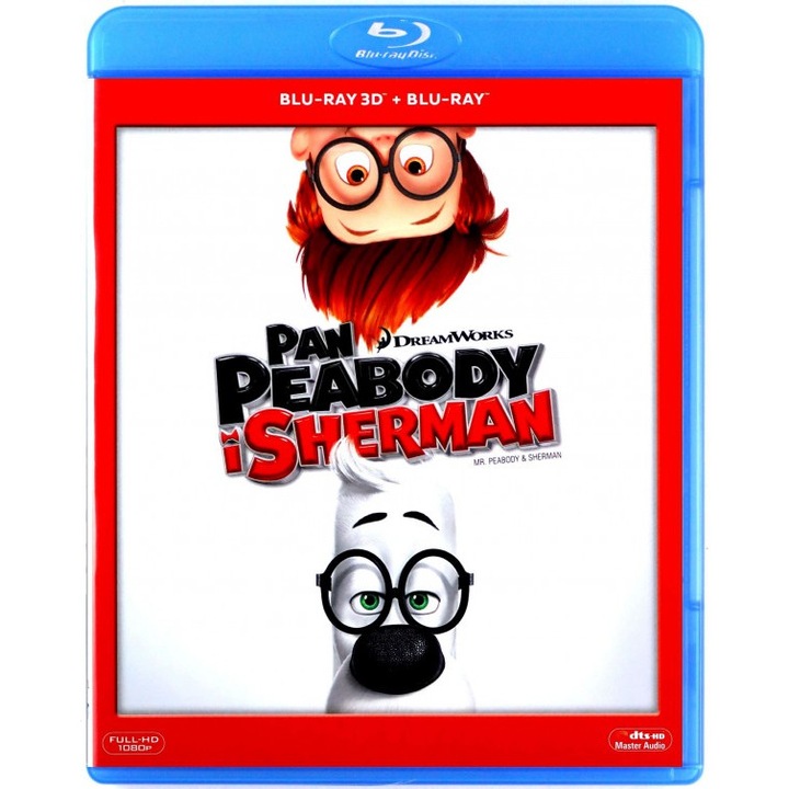 Dl. Peabody si Sherman [Blu-Ray 3D]+[Blu-Ray]