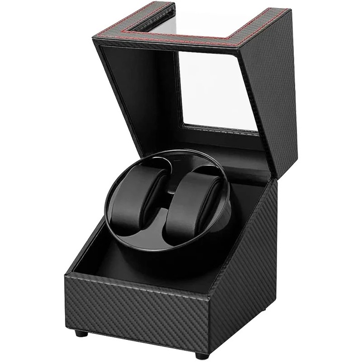 Възвратна кутия автоматични часовници iUni, Watch winder 2, Черен въглерод