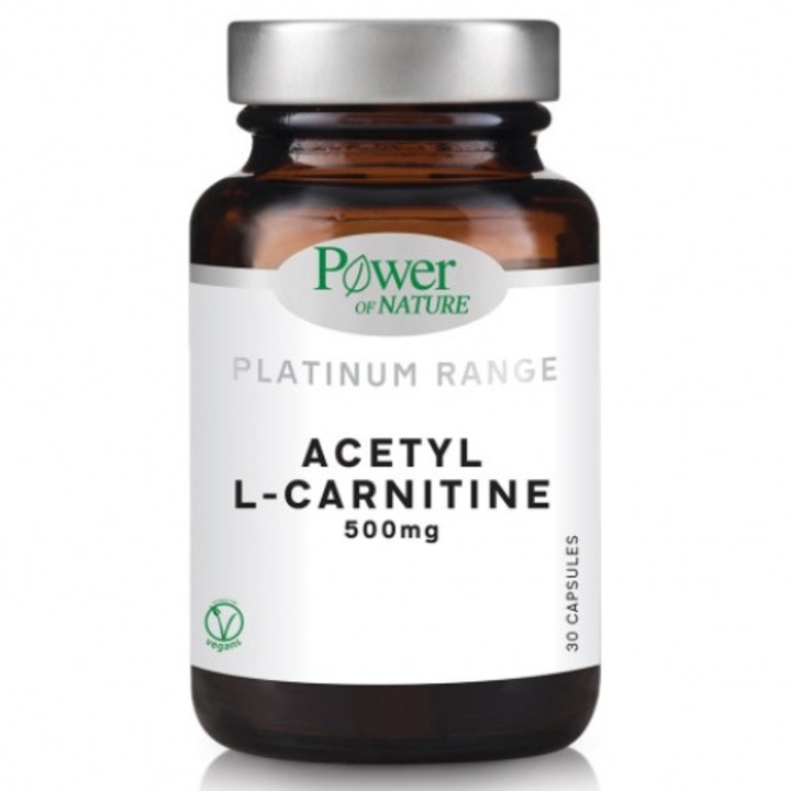 supliment l-carnitina Supliment alimentar Power Health, L-Carnitina 500 mg, 30 capsule