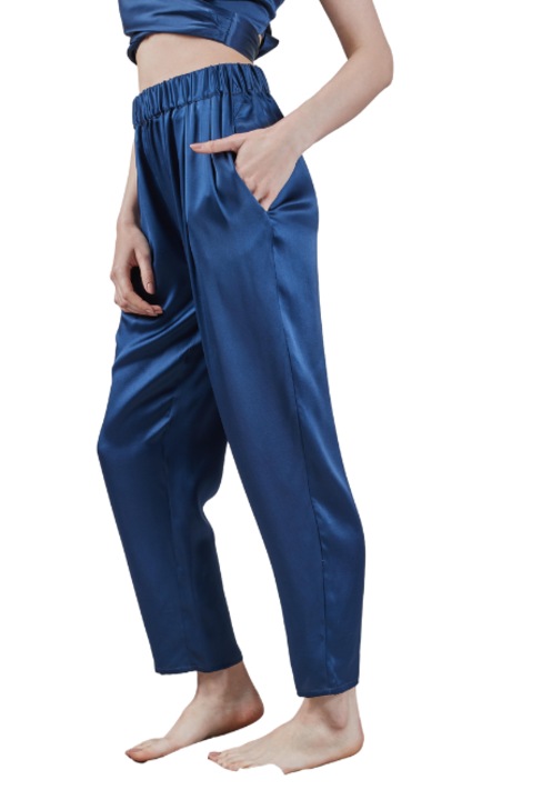 Pantaloni Pegged Albastru, Albastru