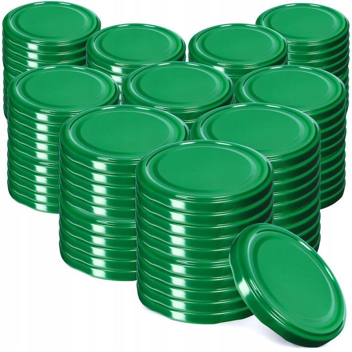 Set 100 capace, Kadax, Tabla, 100 mm, Verde
