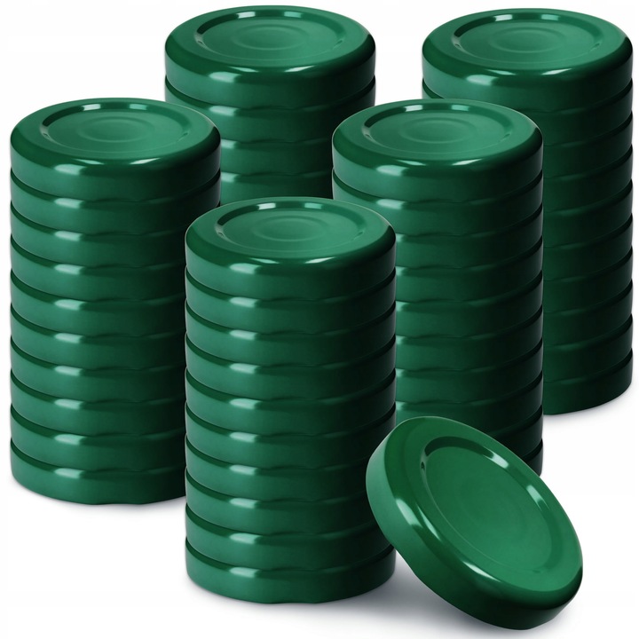 Set 50 capace, Kadax, Tabla, 33 mm, Verde