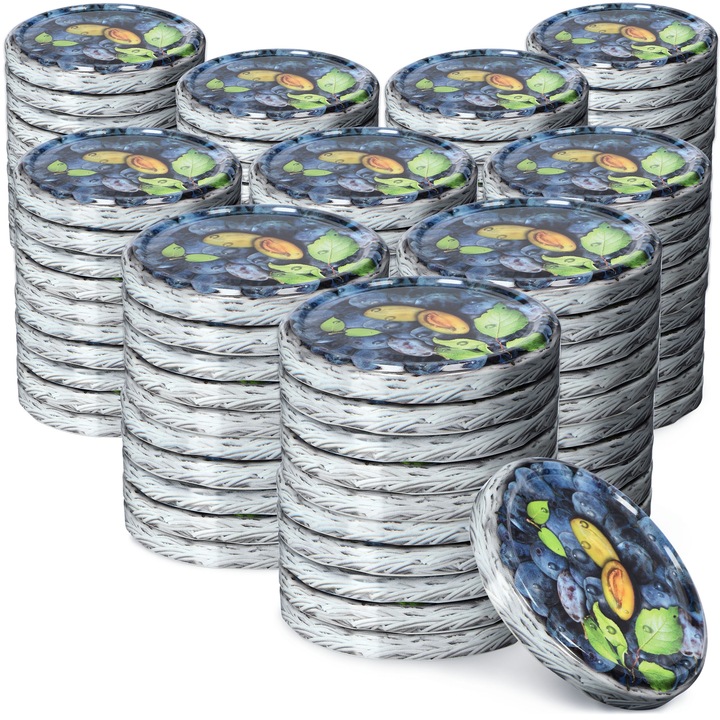 Set 100 capace Virbo, Kadax, Tabla, 82 mm, Multicolor