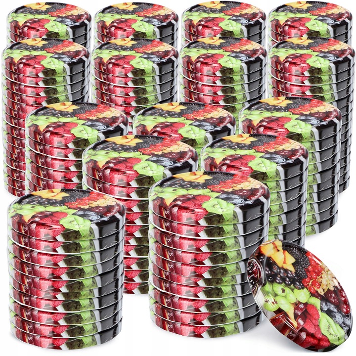 Set 200 capace, Kadax, Tabla, 66 mm, Multicolor