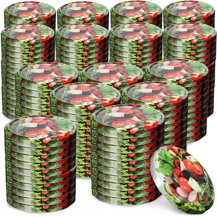 Set 200 capace, Kadax, Tabla, 66 mm, Multicolor