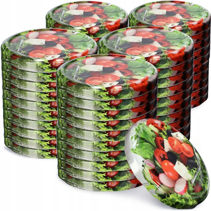 Set 50 capace, Kadax, Tabla, 66 mm, Multicolor