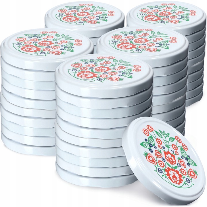 Set 50 capace Virbo, Kadax, Tabla, 82 mm, Multicolor