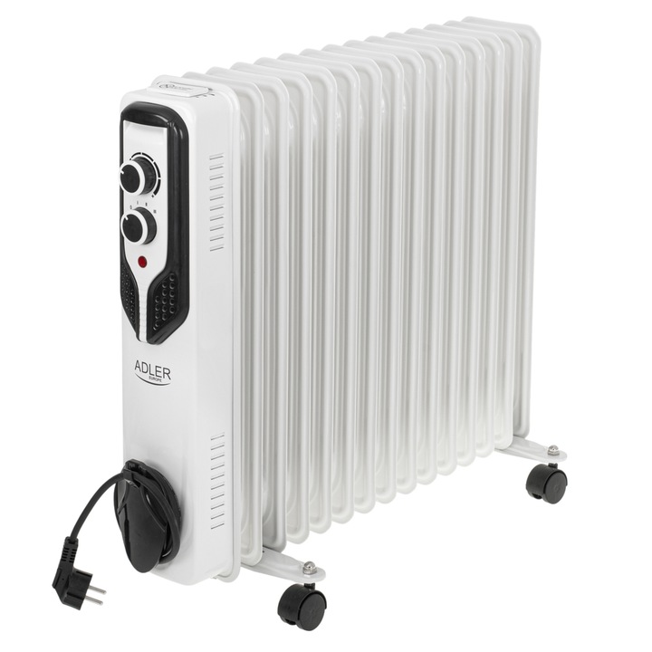 Radiator electric Adler, 2500 W, Alb