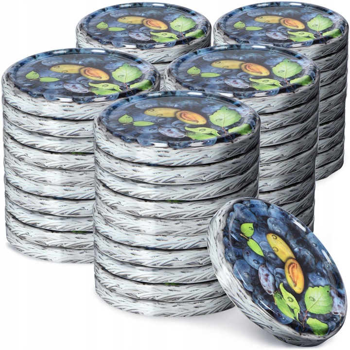 Set 50 capace Virbo, Kadax, Tabla, 82 mm, Multicolor