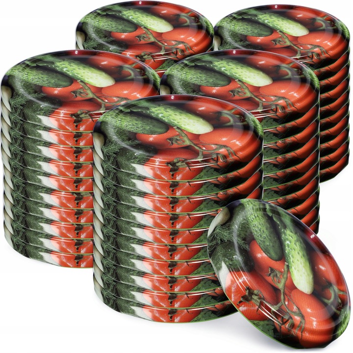 Set 50 capace Virbo, Kadax, Tabla, 82 mm, Multicolor