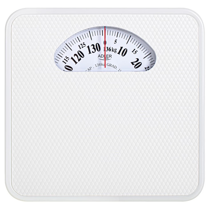 Cantar Corporal Adler AD 8179w Mecanic 136kg Alb