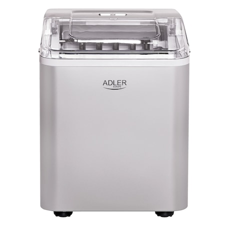 Masina de facut cuburi de gheata Adler, 12 kg/24h, 100 W, Argintiu