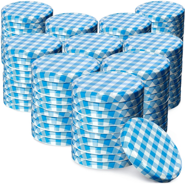 KADAX Capace metalice pentru borcane Virbo 100 buc 82mm