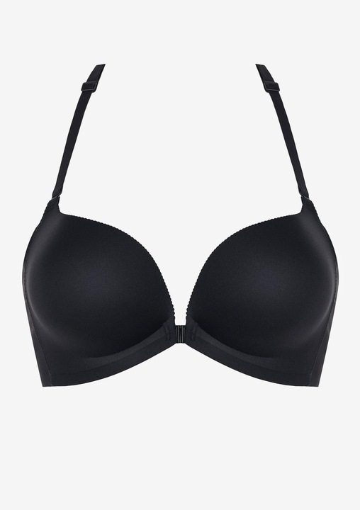 Sutien push-up, Marilyn, Poliamida/Elastan, 84985, Negru
