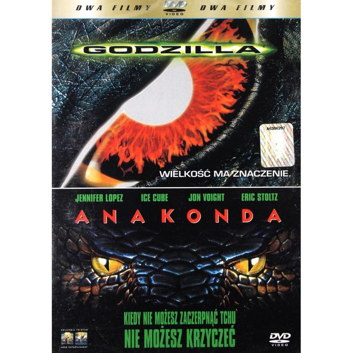Godzilla / Anakonda Pakiet [2DVD]