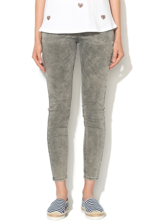 Esprit Blugi skinny crop gri W25-L28