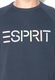 Esprit,Tricou bleumarin cu imprimeu si maneci scurte, Bleumarin, L