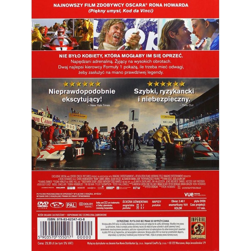 Rush: Rivalitate si adrenalina [DVD] - eMAG.ro