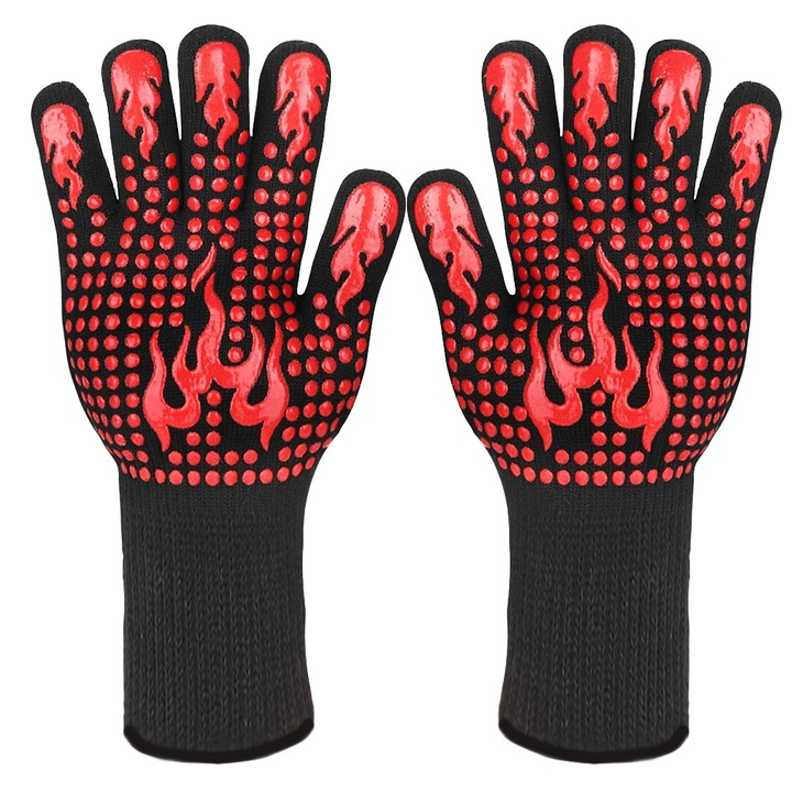 Hőálló főzőkesztyű, 932F, csúszásmentes