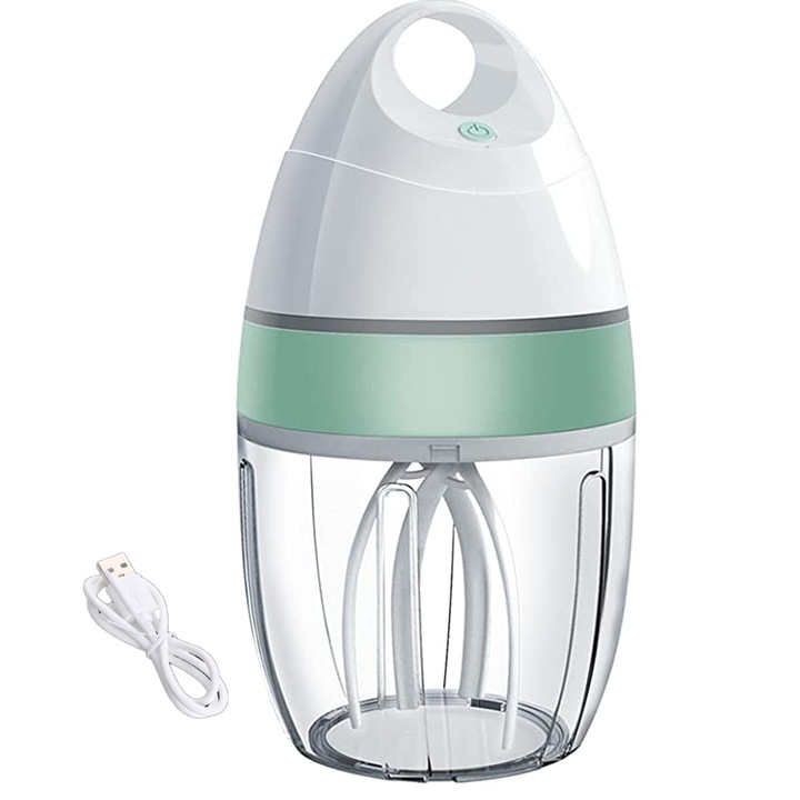 Електрически миксер със стойка Enforose, вместимост 900 мл, управление с един бутон, зареждане с USB