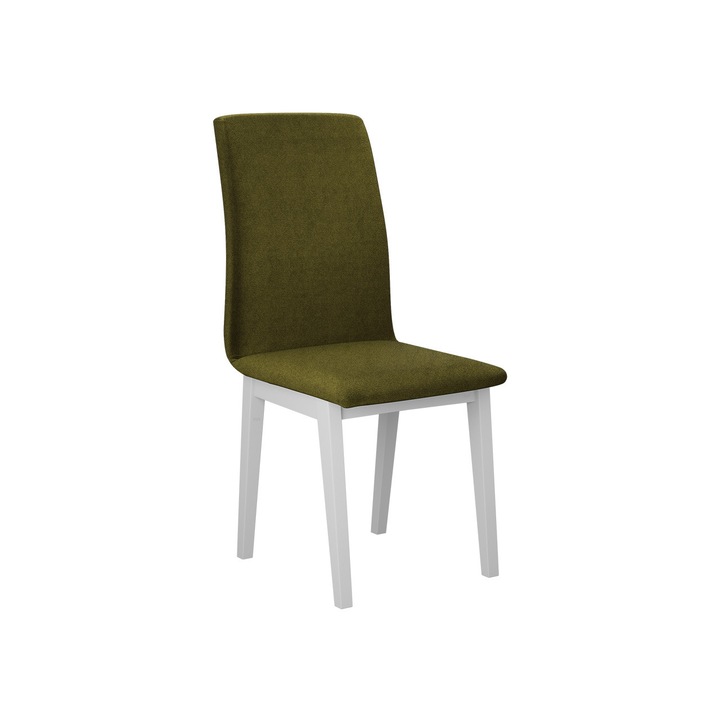 Scaun Tokir I, MIRJAN24, alb / verde, 43x51x90 cm