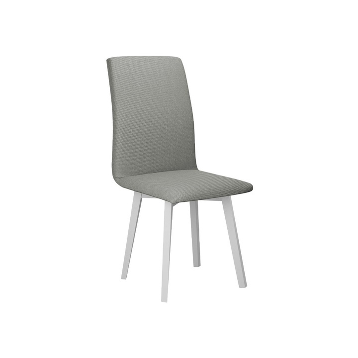 Scaun Tokir II, MIRJAN24, alb / gri, 43x51x90 cm