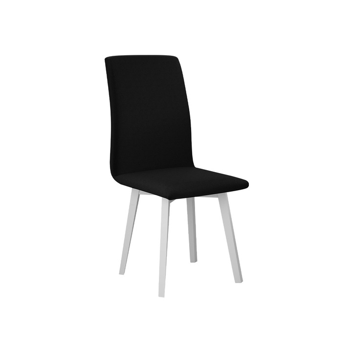 Scaun Tokir II, MIRJAN24, alb / negru, 43x51x90 cm