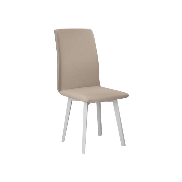 Scaun Tokir II, MIRJAN24, alb / bej, 43x51x90 cm