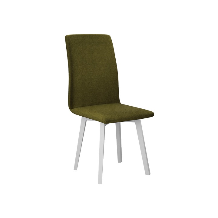 Scaun Tokir II, MIRJAN24, alb / verde, 43x51x90 cm
