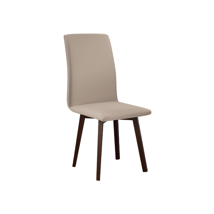 Scaun Tokir II, MIRJAN24, nuc / bej, 43x51x90 cm