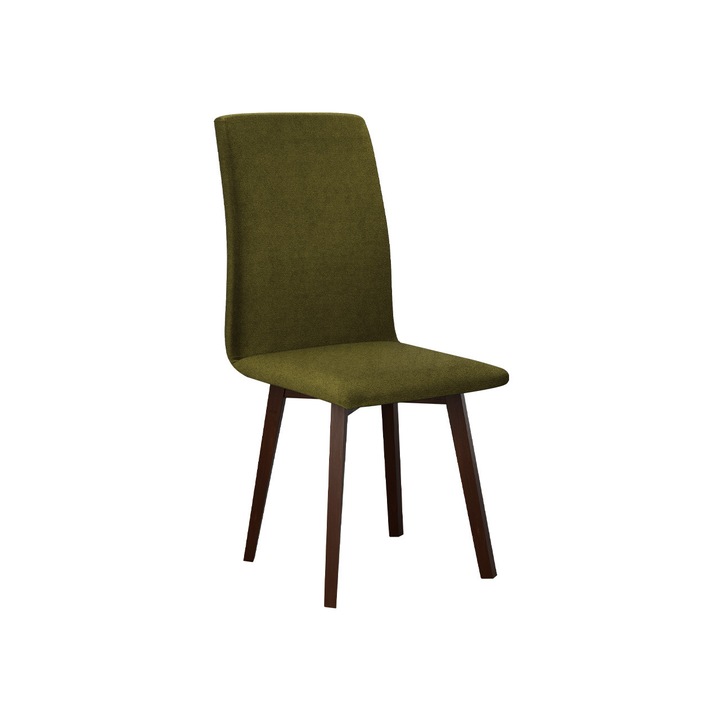Scaun Tokir II, MIRJAN24, nuc / verde, 43x51x90 cm