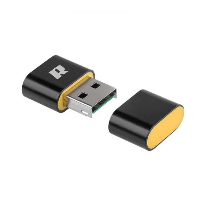 Cititor carduri MicroSD negru R60 REBEL KOM0953