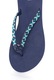 Papuci flip-flop bleumarin cu model etnic, de dama, Undercolors of Benetton, 36