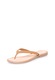 Gioseppo Papuci flip-flop maro de piele cu snururi Decore 39