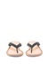 Gioseppo Papuci flip-flop negri de piele cu snururi detasabile Decore 41