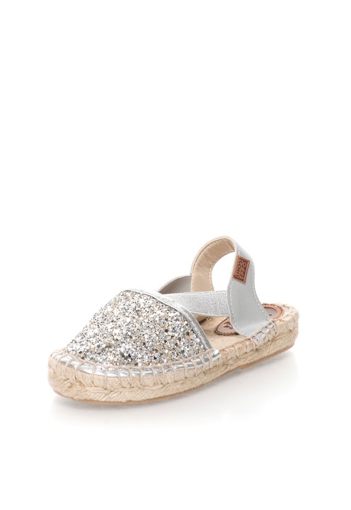 Gioseppo Espadrile slingback argintii Fanzara 27