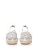 Gioseppo Espadrile slingback argintii Fanzara 27