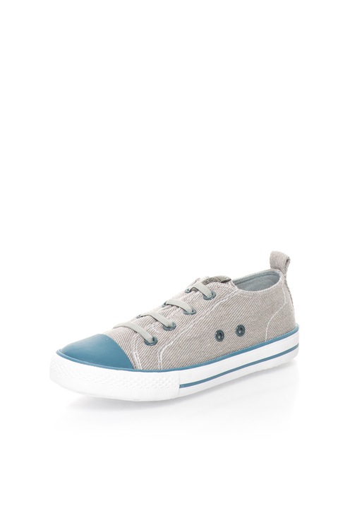 Gioseppo Tenisi gri deschis cu albastru petrol din panza Fides 32