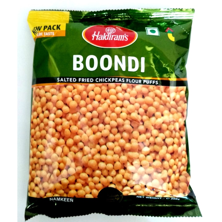 Boondi Snacks Boondi Plain 200g- Haldiram's