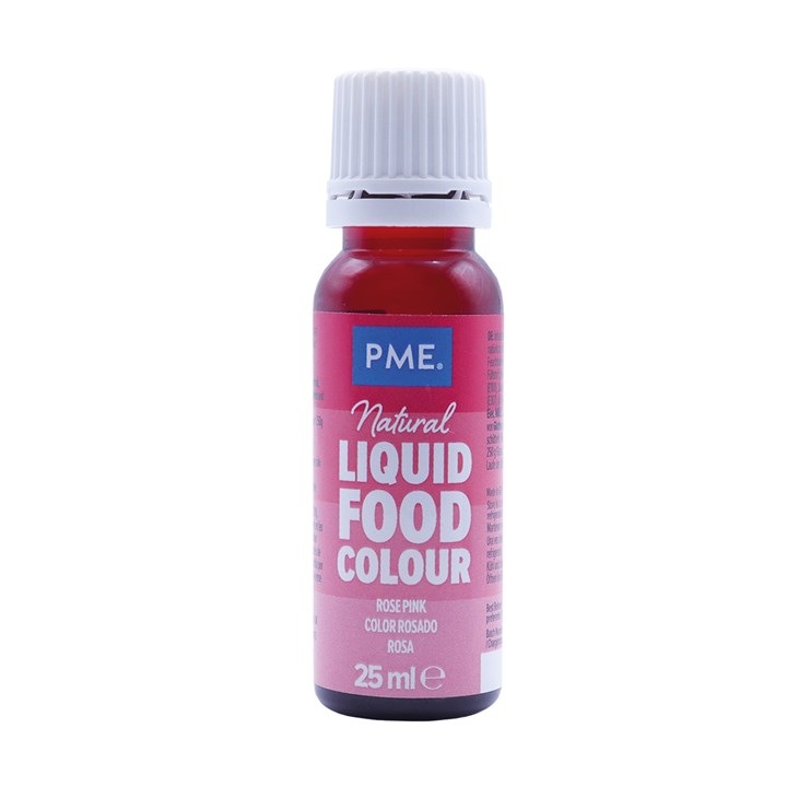 Colorant alimentar lichid roz inchis natural 25ml, PME