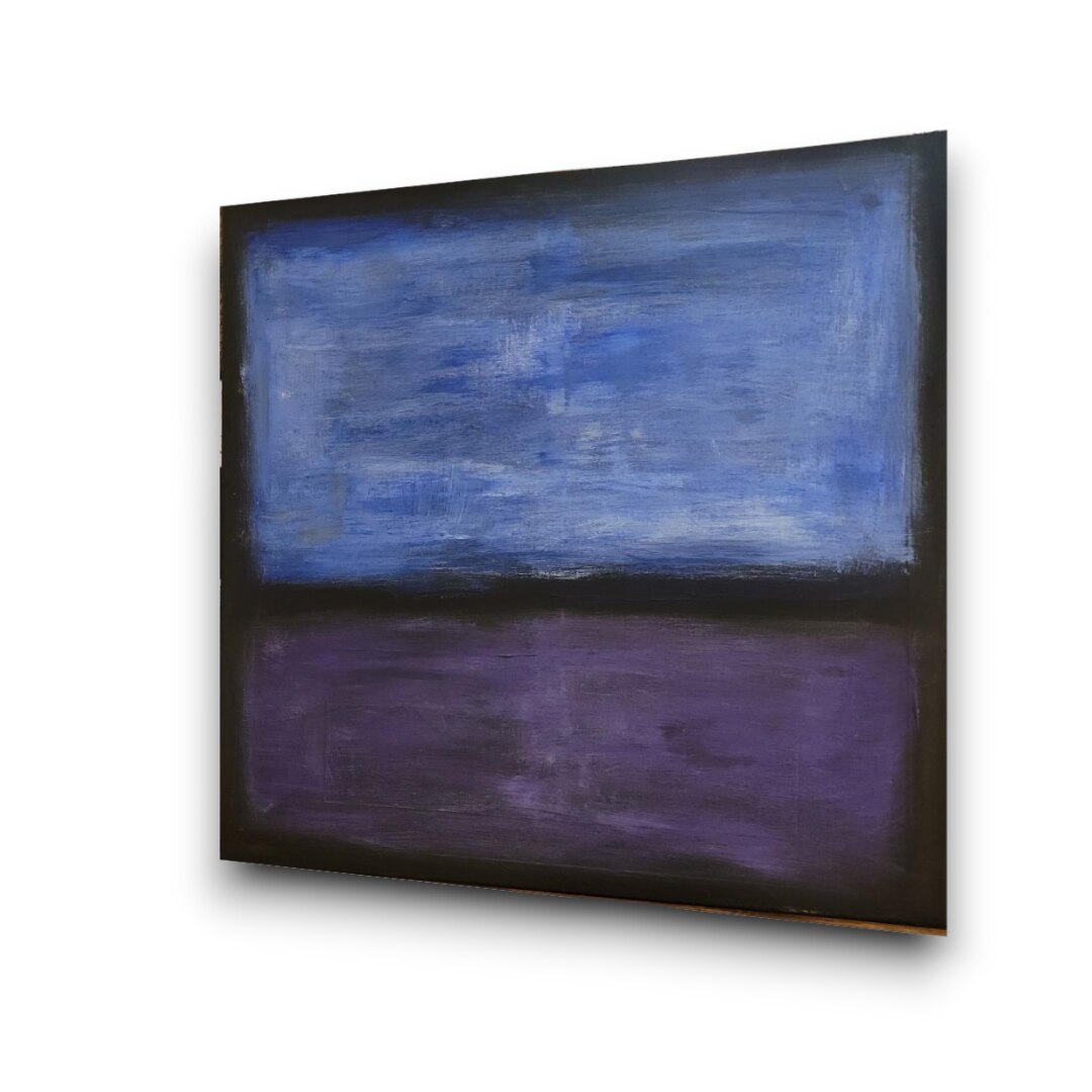 Tablou abstract pictat manual, Colectia Rothko Katy B, panza