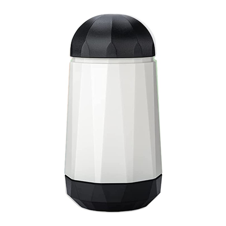 Suport pentru scobitori automat, ABS/Polipropilena, Alb, 10 cm