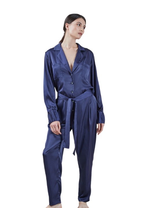 Salopeta Jumpsuit XS-L, Albastru
