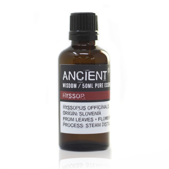 Ulei esential, Ancient Wisdom, Isop, 50 ml